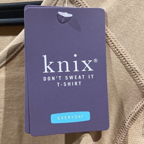 KNIX Sz XL Don’t  Sweat It Knixwear Moisture Wicking Tee Jersey Knit T-Shirt - Picture 4 of 6